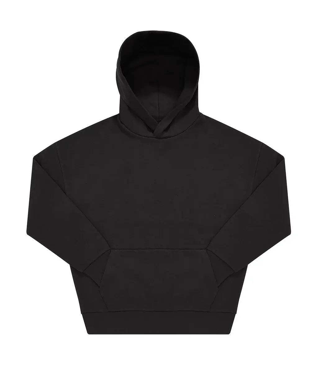 Hoodie Schwarz – Bad Girl & Dog, Vorderseite, Designvorschau